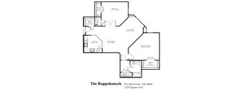 Rappahanock Floor Plan at The Gardens of Stafford, Virginia, 22556