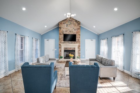 Fireplace Lounge at The Regency Apartment Homes, Manassas