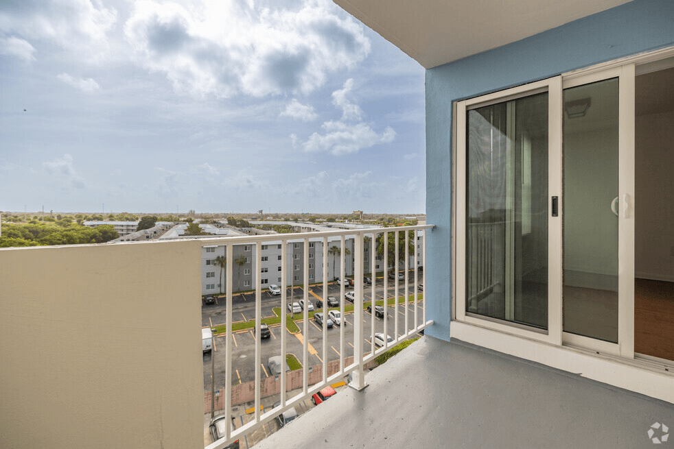 View from balcony at Cabana Club