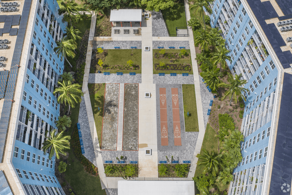 Aerial View of Cabana Club