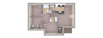 3 Bed FloorPlan at Summerland Heights Apartments, Woodbridge, 22191
