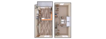 2 Beds 2 Baths at The Village at England Run, Fredericksburg, VA