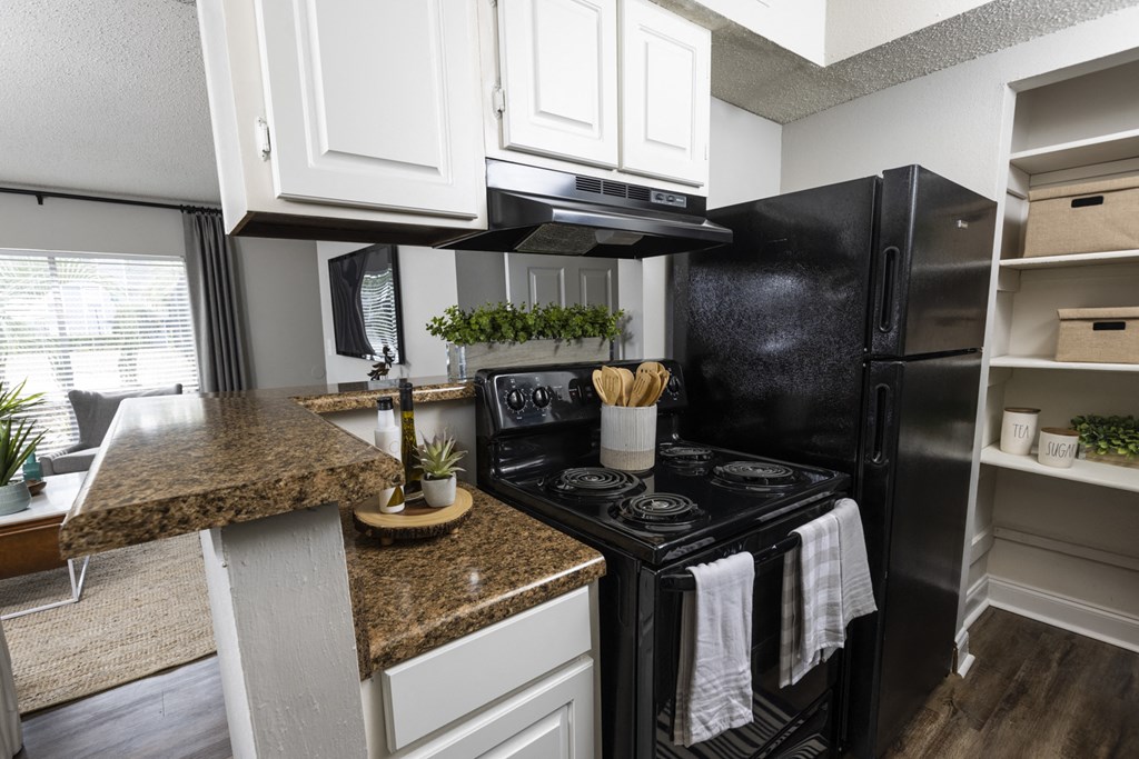 Fully Equipped Kitchen With Modern Appliances at Dwell at Greenridge, North Charleston, South Carolina