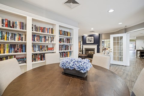 Library Area at Kendrick Court, Herndon