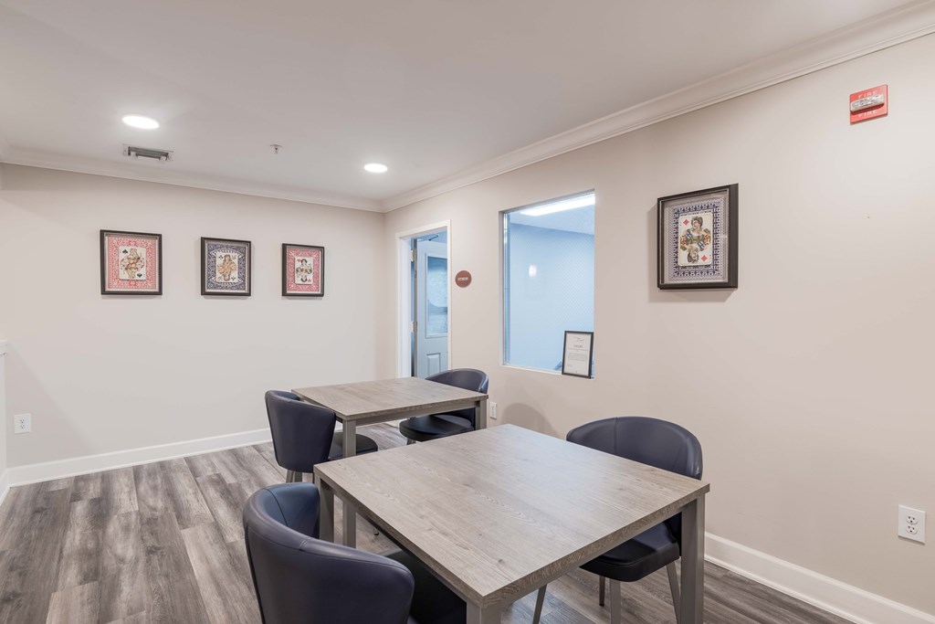 Contemporary Common Room at Gardens of Traville, Rockville, 20850