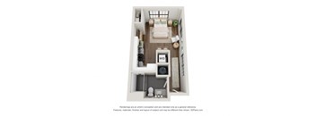 0C Floor Plan at Casa Marti, Florida