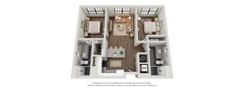 2A Floor Plan at Casa Marti, Tampa, FL, 33605