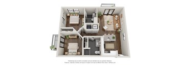 2C Floor Plan at Casa Marti, Tampa, 33605