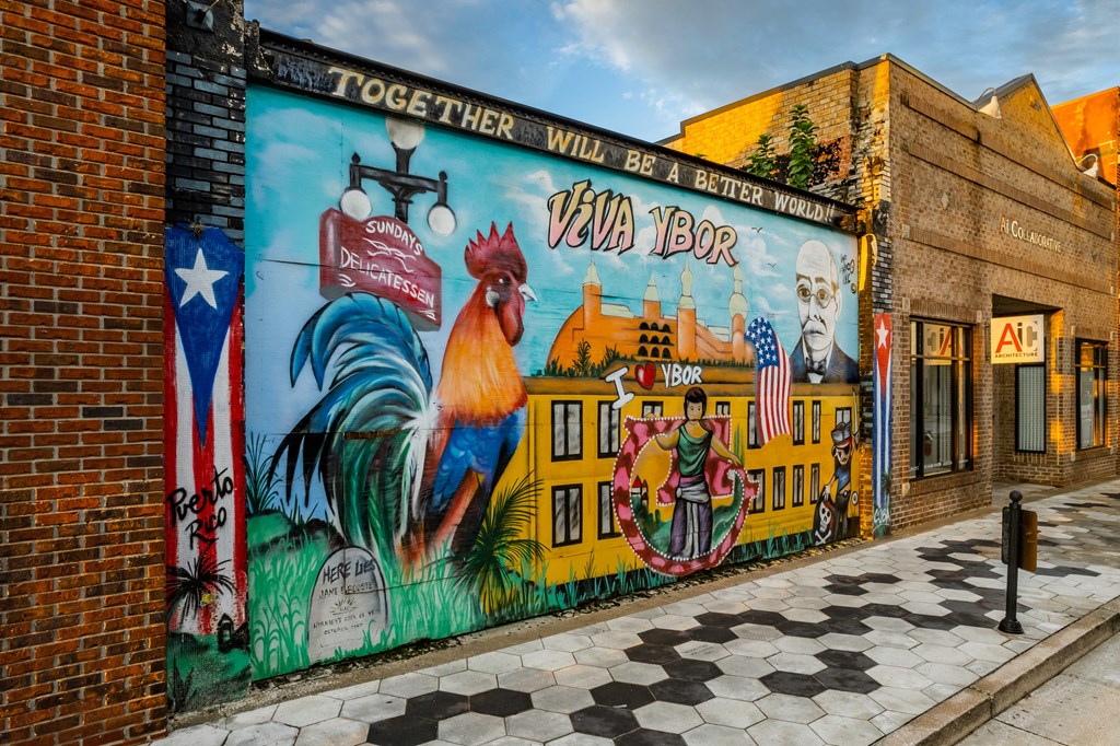 Artistic Wall at Casa Marti, Tampa