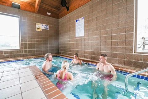 a group of people in a swimming pool at Summit Ridge, Duluth, MN, 55811