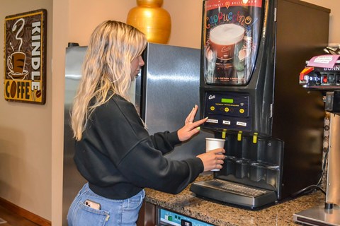Having A Coffee at Summit Ridge, Duluth, MN