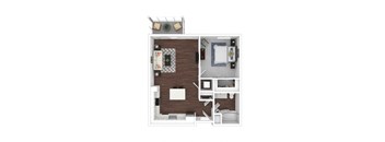 a1 floor plan studio apartments for rent  at Timber Ridge, Forest Lake, 55025