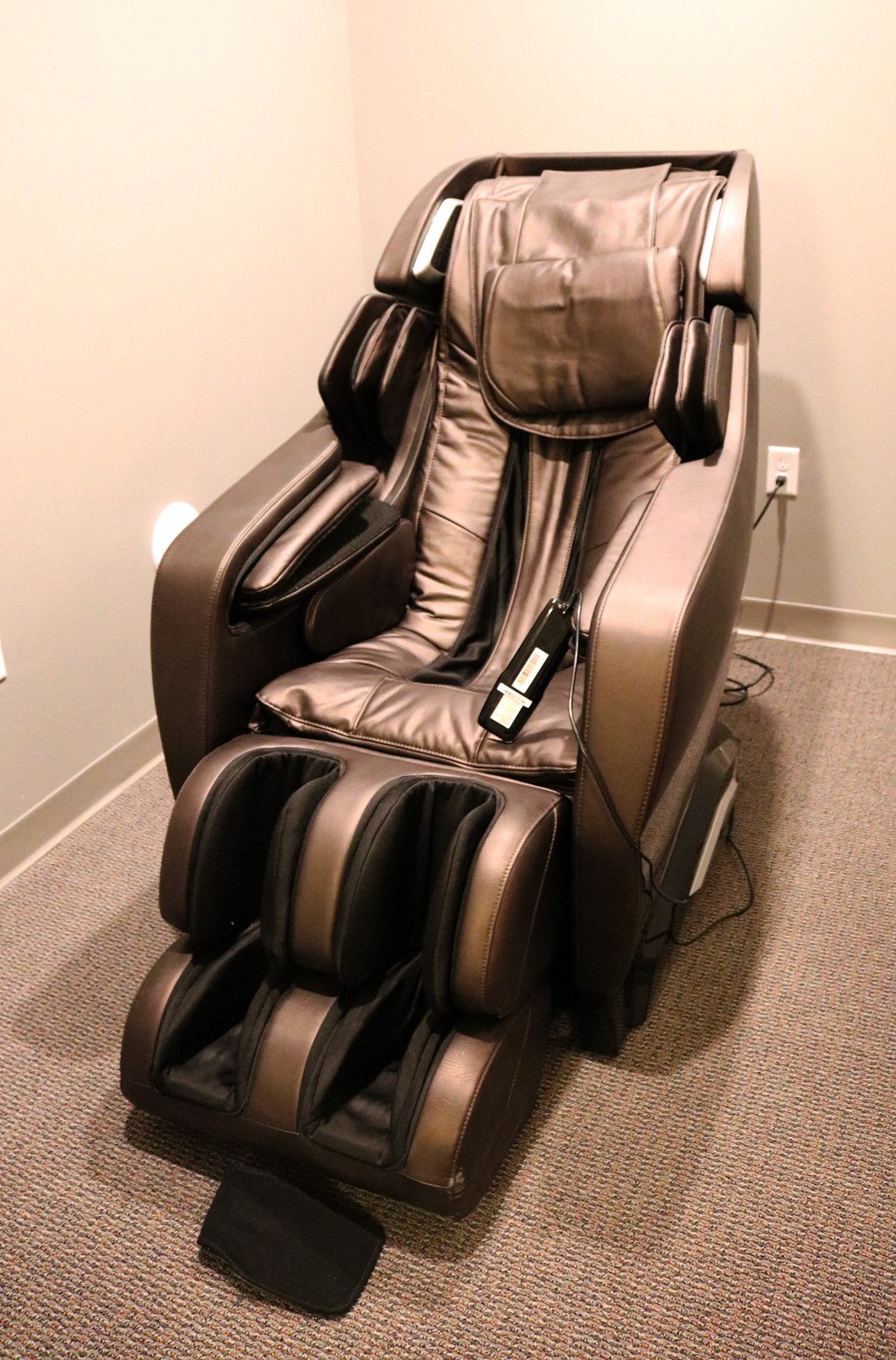 a massage chair is shown in a room  at Timber Ridge, Forest Lake, MN