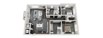 2 bed 2 bath C at Lofts at Fox Ridge, Raymore, MO, 64083
