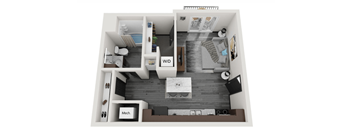 Studio 1 bath at Lofts at Fox Ridge, Raymore