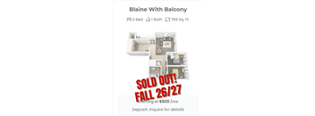 2Bed 1Bath at Parkhaus Apartments, Lincoln, NE