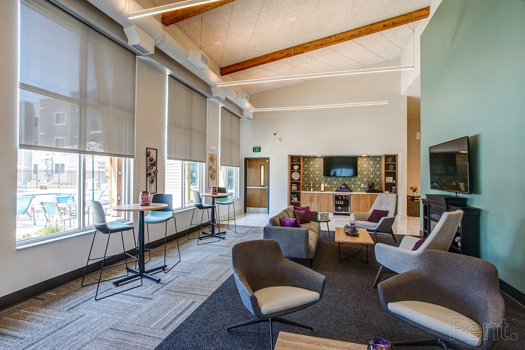 Clubroom at Lofts at Fox Ridge, Raymore, Missouri