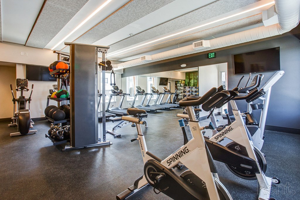 Gym area at Lofts at Fox Ridge, Missouri, 64083