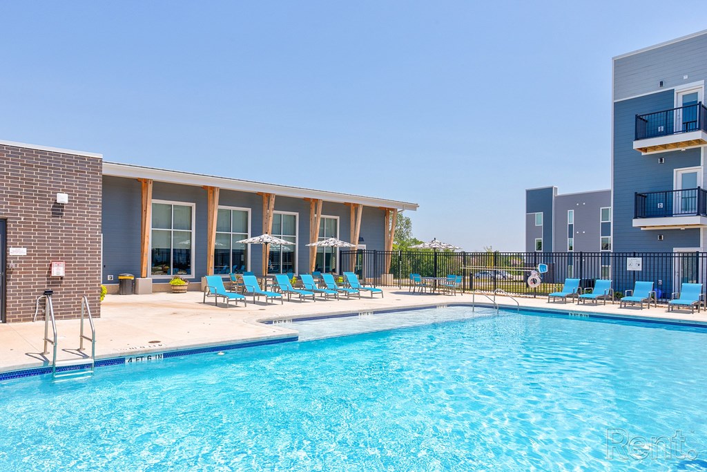 Pool at Lofts at Fox Ridge, Raymore, MO, 64083