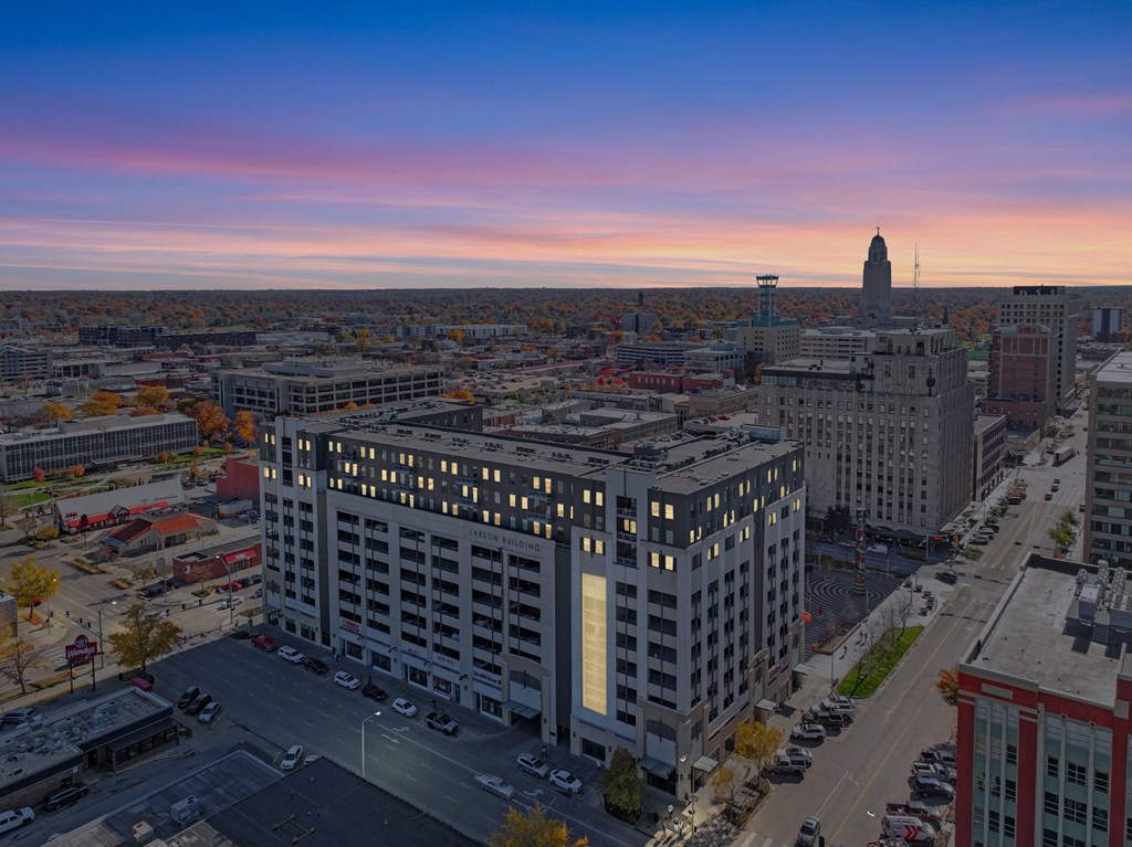 Aerial View at Parkhaus Apartments, Lincoln, 68508
