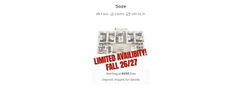 4Bed 2 Bath at Parkhaus Apartments, Lincoln, 68508