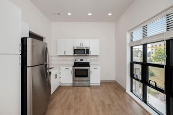 Open Concept Kitchen at Converge KC Uptown, Kansas City