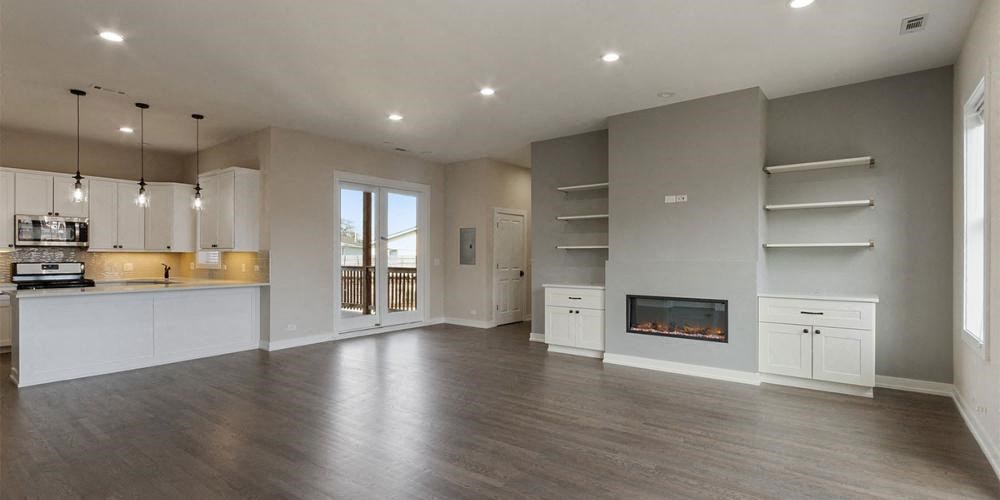 Faux Wood Flooring at Elston 3434, Chicago, Illinois