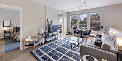Modern Living Room at Clarendon Hills 229, Illinois