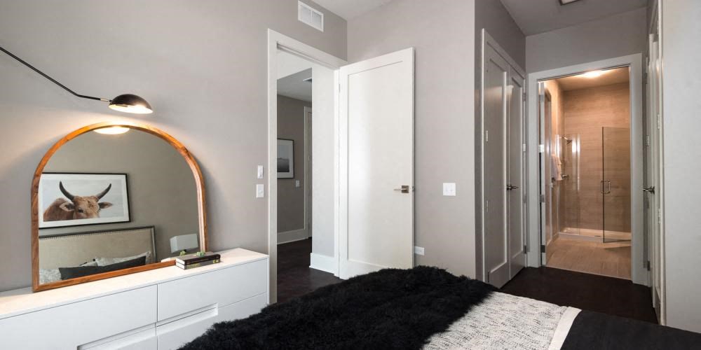 Bedroom at Clark 2050, Chicago, IL, 60614