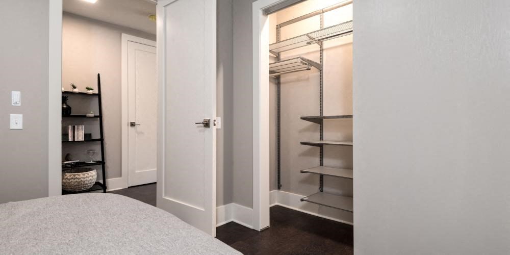 Bedroom Closet at Clark 2050, Chicago, 60614