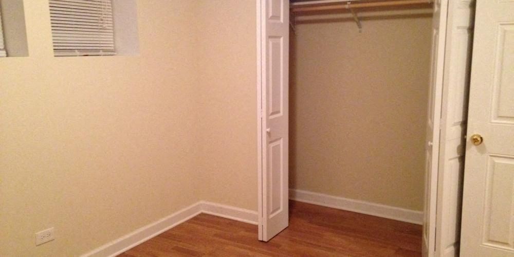an empty room with a closet and a door open at Christiana 4954, Illinois