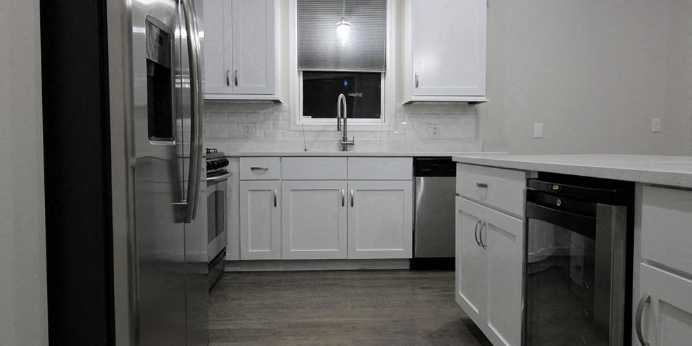 Fully Furnished Kitchen at Elston 3434, Chicago, Illinois