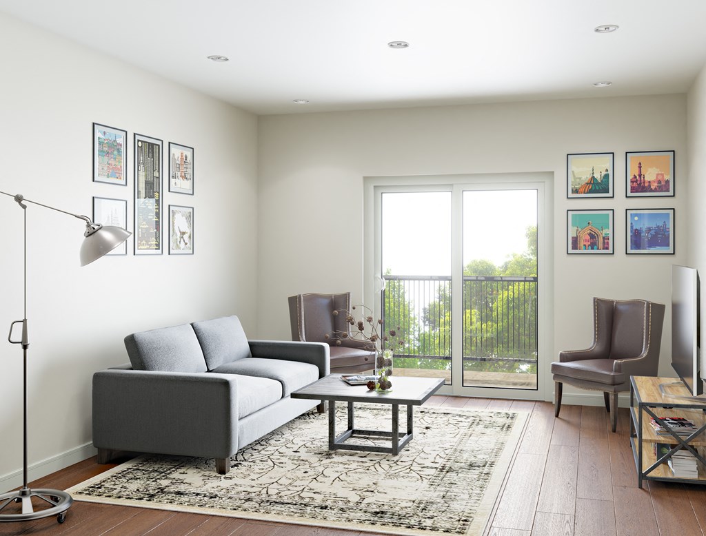 Modern Living Room at Kedzie 4447, Chicago, IL, 60625