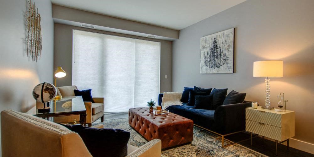 Living Room at Barrington 101, Barrington, 60010