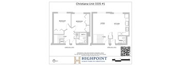 a floor plan of the first and second floors of a house