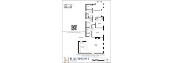 the floor plan of unit gii