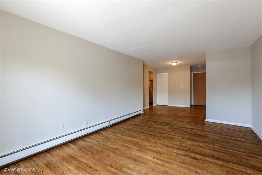 Large open living and dining area