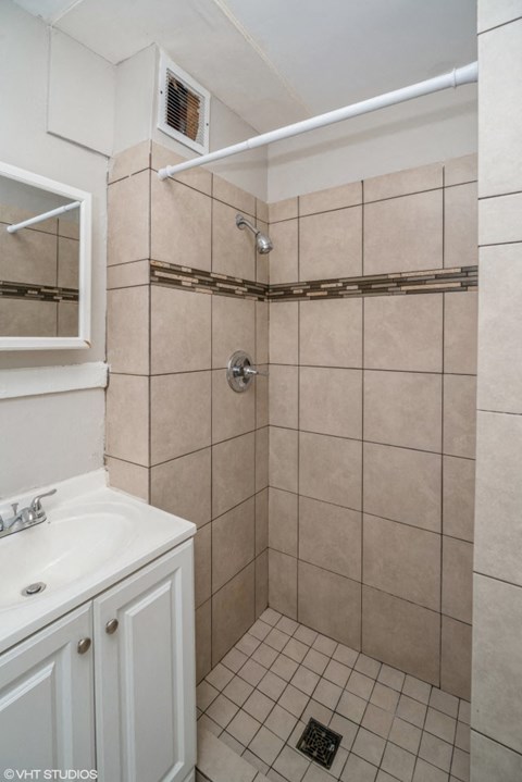 Bathroom with vanity storage 1170 N Logan St in Denver, CO