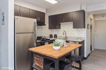 Stunning kitchen at Archer Tower in Denver, CO