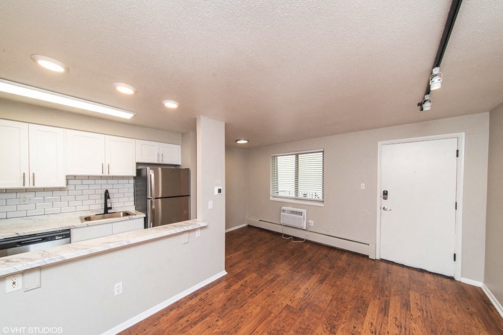 Kitchen open to the living area