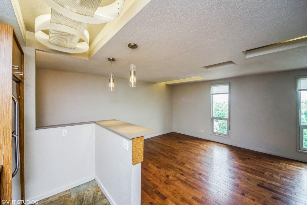 Lovely city views from the kitchen or living room