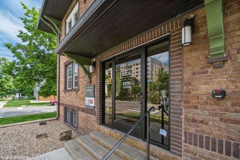 Entry into our building 1170 N Logan St in Denver, CO