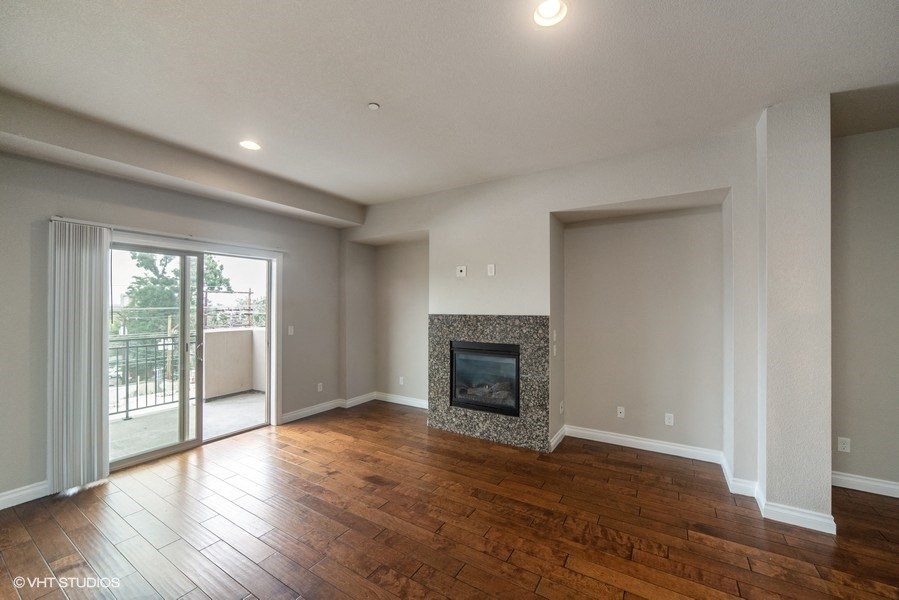 Fireplace in the living room