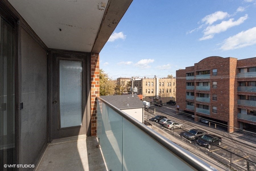 Balcony off the living room