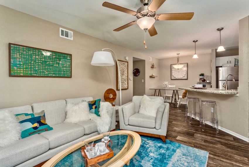 Spacious Living Area at Fusion Apartments, Florida, 32818 - Photo Gallery 1