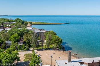 Views of Lake Michigan from 1033 W Loyola  at 1033 W Loyola, Illinois