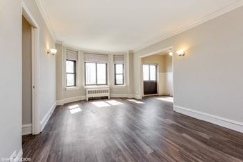Open Living Space with Huge Windows  at 1033 W Loyola, Chicago, Illinois