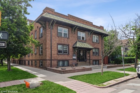 Beautiful brick exterior 1170 N Logan St in Denver, CO