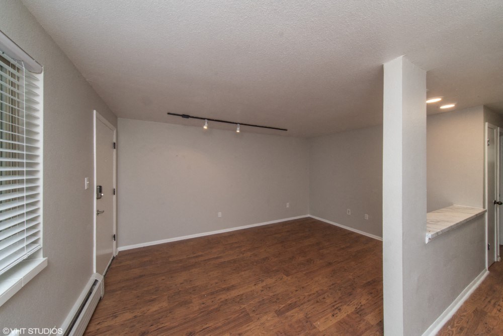 Living room with lots of natural lighting