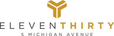A logo with the text "ELEVENTHIRTY" and "S MICHIGAN AVENUE" below it.